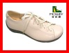 2012 hot selling comfort lace-up flat soft leather shoes for women Wholesale women shoes