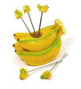 Creative Banana style stainless steel fruit fork Fork Fruit Fork Decoration