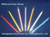 Different Colors Plastic Drinking Straw