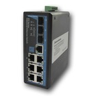 Wholesale 10-port Web Managed Industrial Mini Fast Ethernet Switch(IES7010-3GS)