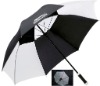 big windproof storm golf umbrella with wind vent