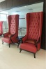 CH-HB2008 Hotel lobby furniture /hotel chair/ wing back chair ,high back chair