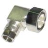 DIN Right Angle Male Connector for 1/2" cable with RoHS certification