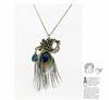 fashion Necklace jewelry wholesale Peacock hair sweater chain