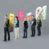 revolutionary backpack banner system/human banner/same frame-4 flag shapes