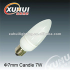 2012 diameter7mm candle 7W Economic CFL