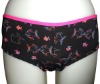 printed cotton spandex elegant woman brief underwear