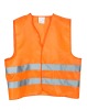 ORANGE SAFETY VEST WITH EN 471 CERTIFICATE