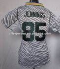 Womens Zebras PACKERS sportswear JENNINGS White Jerseys Authentic Football Sports jersey S-XXL Wholesale Mixed Order - ALL are