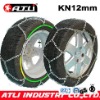 Snow chains KNS9mm Economic type for Passenger car, anti-skid chain,tire chain