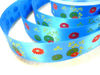 Lightness and bright-coloured satin ribbon for merry christmas