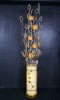 Alumimiun flower vase standing floor lamp with LED