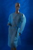 Disposable blue pp surgical gown