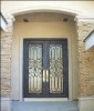 Forged iron door