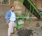 Biomass wood briquette machine