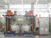 Two mold tyre shaping and curing press