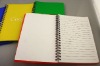 paper notebook with Spiral