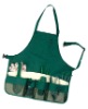 Garden apron with tool pockets