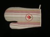 100%cotton printed oven mitten