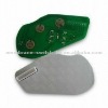 PCBA with solid IC and flexible wireless cable membrane keyboard switch