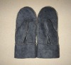 2012 NEW fashion Ladies suede leather winter gloves