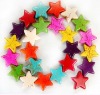 fturquoise five-pointed star beads