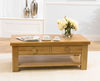 solid oak coffee table living room furniture