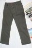 Men worsted cotton casual pants