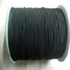 black braided polyester string