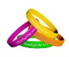 silkscreen silicone wristband