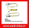 A022-1 shock absorbing lanyard with large snap hook(100%germany technology)