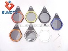 Motorbike Motorcycle All Aluminium tax disc holder with ( O ) ring seal licence holder