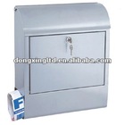 Stainless steel outdoor mailbox