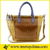 Ladies leather tote bag