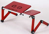 Aluminum portable foldable laptop table