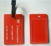 2013 Soft 2D 3D pvc luggage tag rubber luggage tag