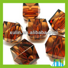 24-faceted acrylic round beads coffce hot sale