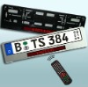 European license plate frame