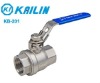 2-pc thread ball valve 100WOG KB-201