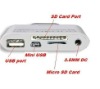 for iPad or iPad 2 + AV USB SD Card Reader- with AV cable 5in1 camera connection kit