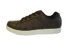 2012 fashion skateboard shoes with white rubber outsole