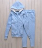 Leisure All Match Pockets Design Long Sleeves Tracksuit Light Blue LH12090807-1