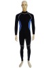 Long sleeves neoprene wetsuit for surfing and diving