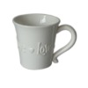 Valentine's cup white ceramic mugs bulk