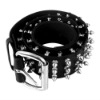 Men skull bullet studded belt