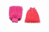 Good quality cleaning car wash mitt chenille glove