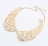 Exaggerated Exquisite Pattern Metal Fashion Collar Necklace Jewelry Wholesale