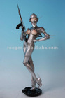 mange statue nude resin figure