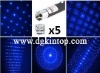 5 in 1 star kaleidoscopic blue laser pointer with high power