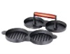 double burger press non-stick coating